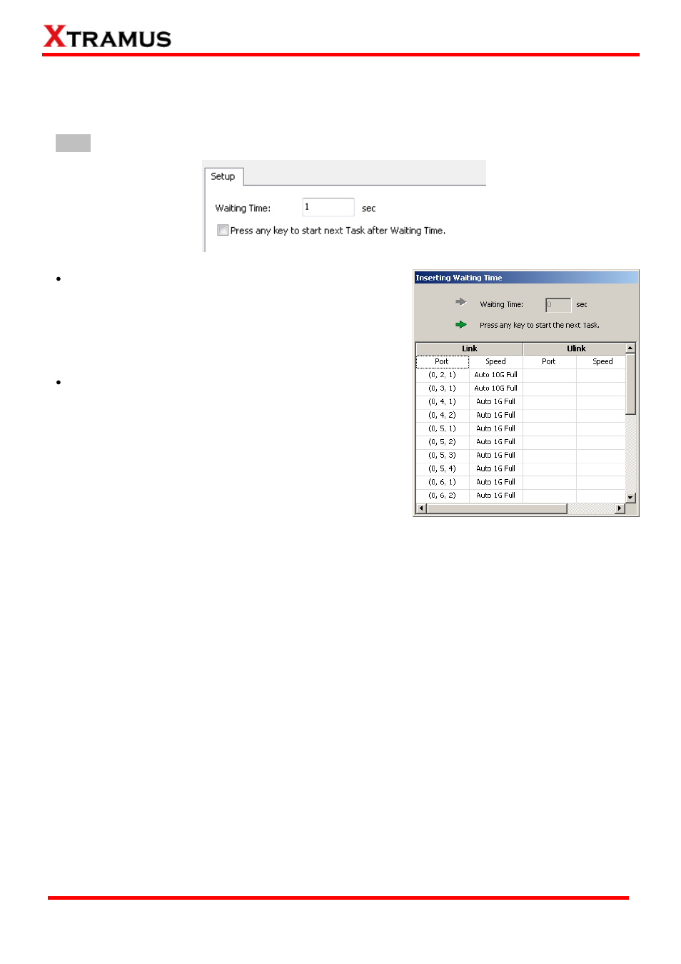 Inserting waiting time | Xtramus APMPT-4 V2.4 User Manual | Page 120 / 145