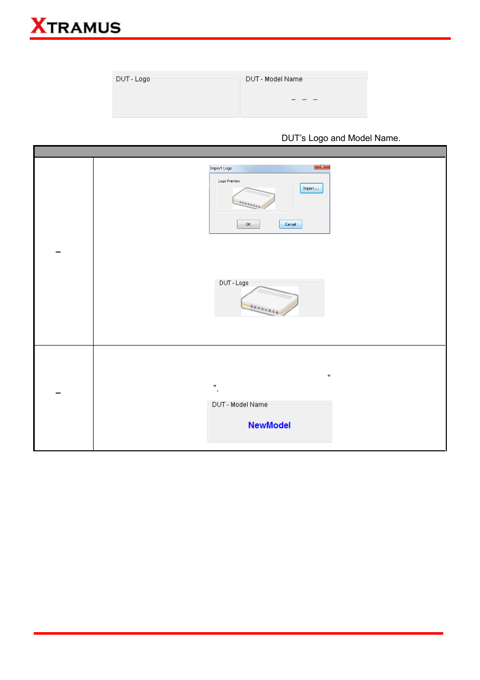 Dut information | Xtramus APMPT-4 V2.4 User Manual | Page 32 / 145