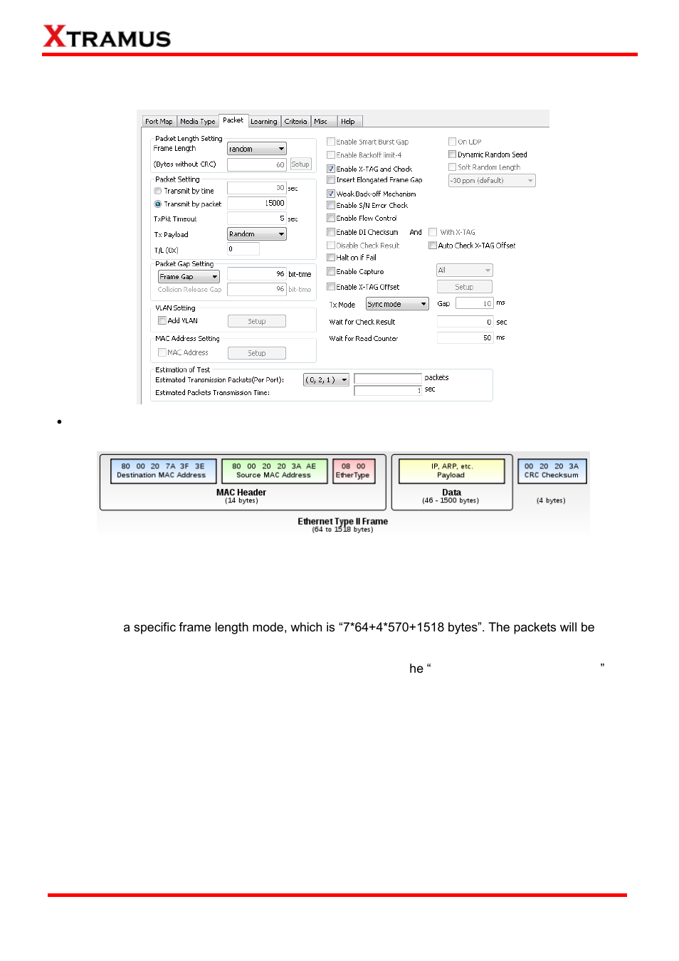 Packet | Xtramus APMPT-4 V2.4 User Manual | Page 58 / 145