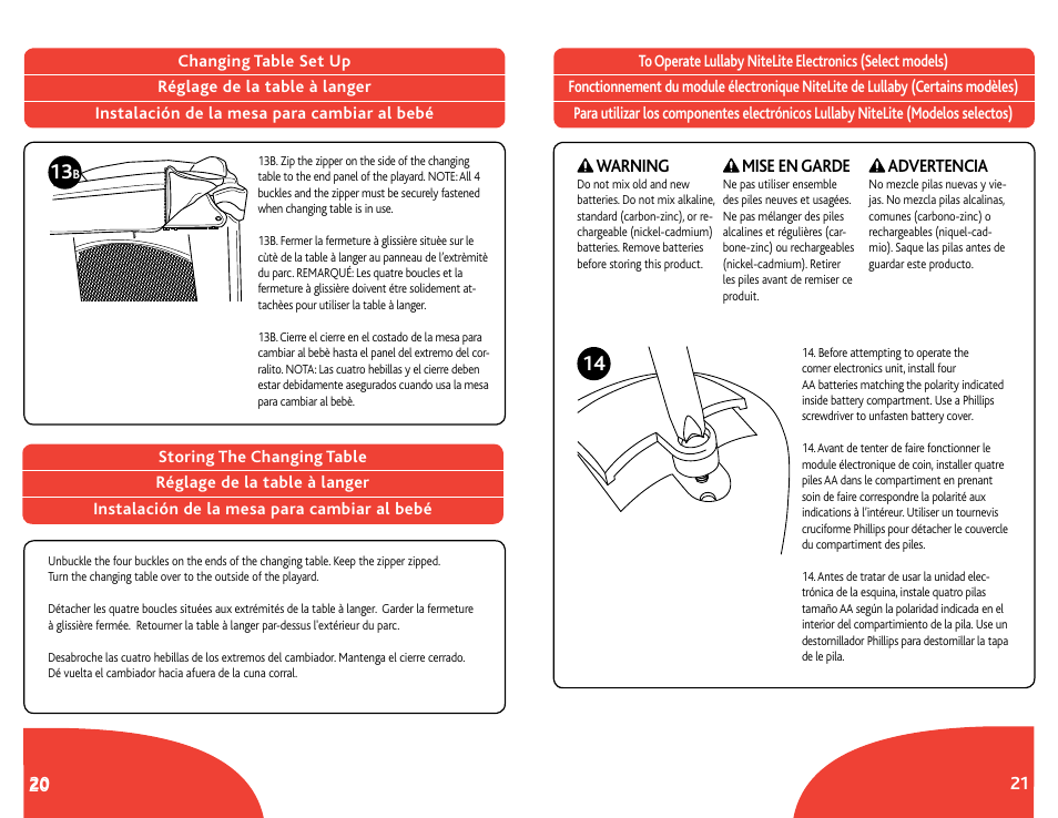 Chicco Lullaby LX User Manual | Page 11 / 23
