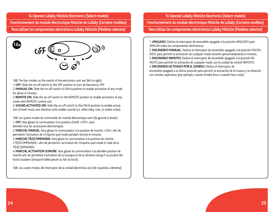 Chicco Lullaby LX User Manual | Page 13 / 23