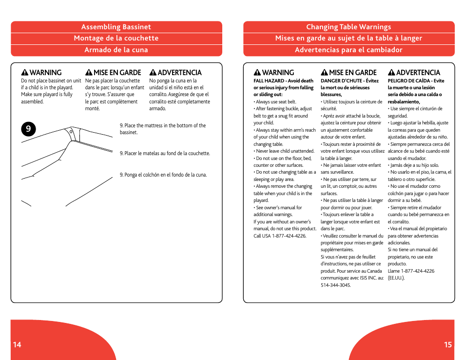 Chicco Lullaby LX User Manual | Page 8 / 23