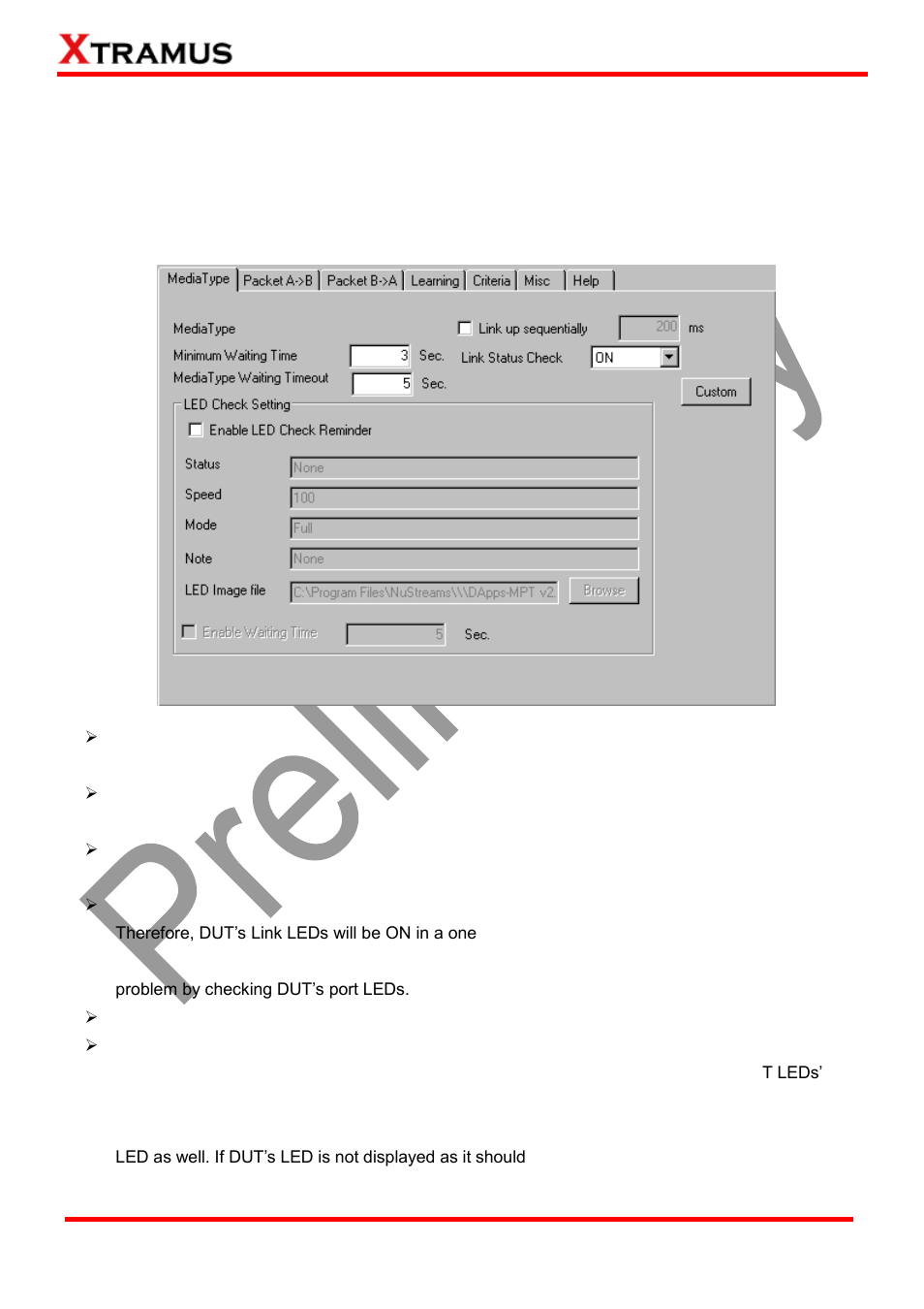 Unicast test (uc) _ pt2-uc-full, A. media type | Xtramus DApps-MPT V1.4 User Manual | Page 102 / 395