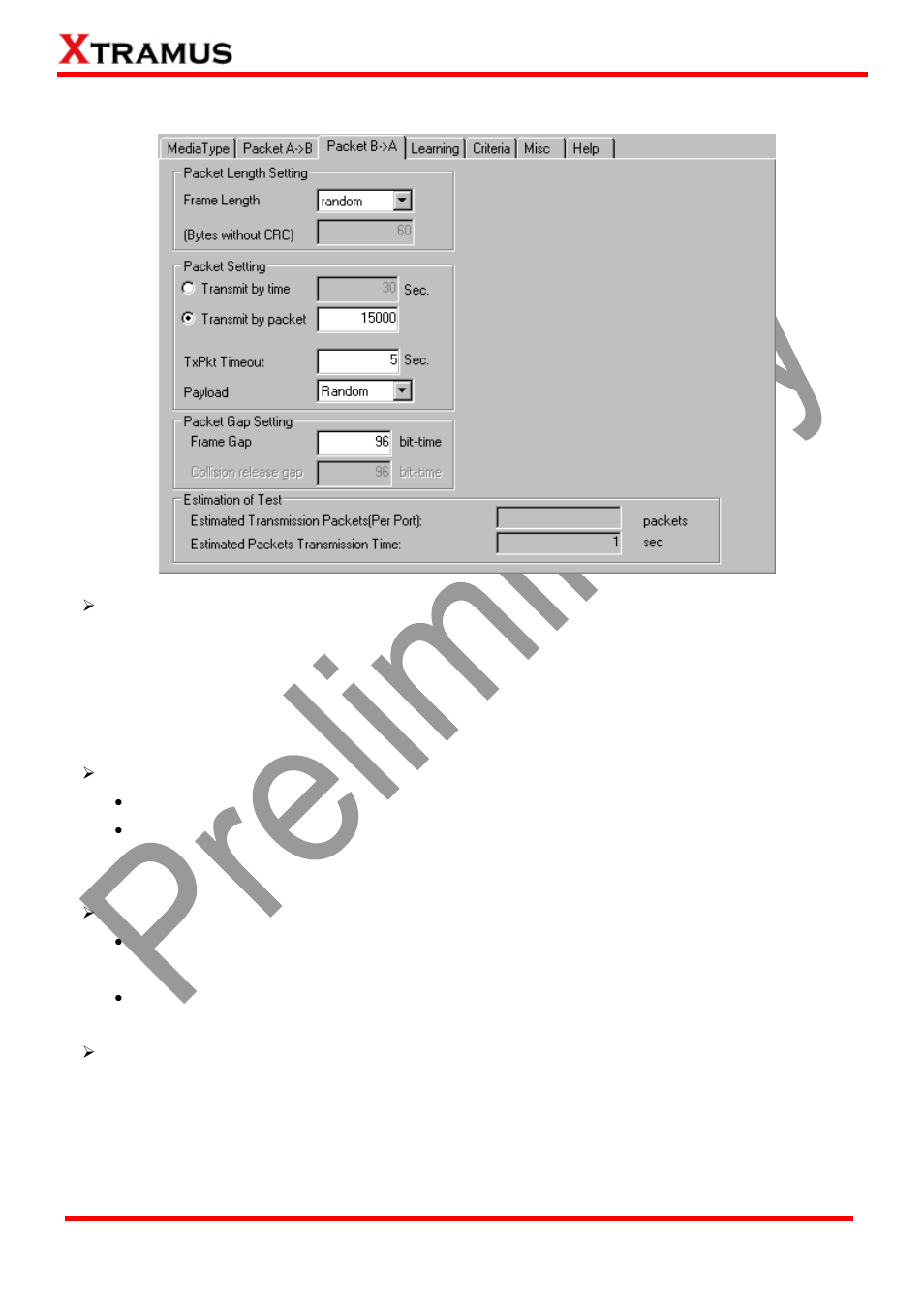 C. packet b->a | Xtramus DApps-MPT V1.4 User Manual | Page 105 / 395