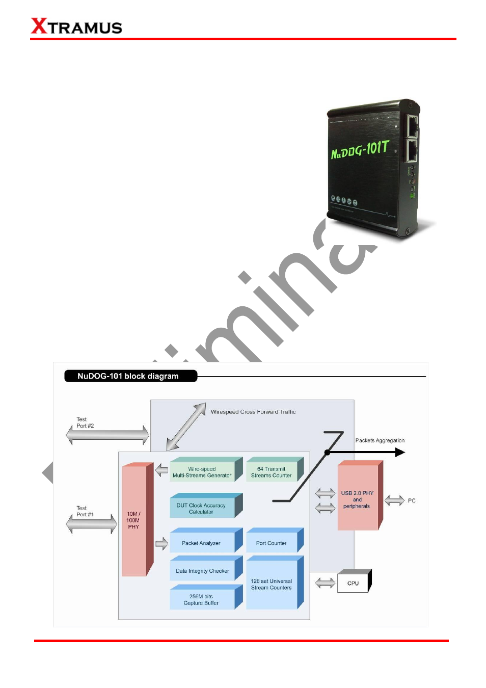 Nudog-101t descriptions, Nudog-101t overview | Xtramus DApps-MPT V1.4 User Manual | Page 24 / 395