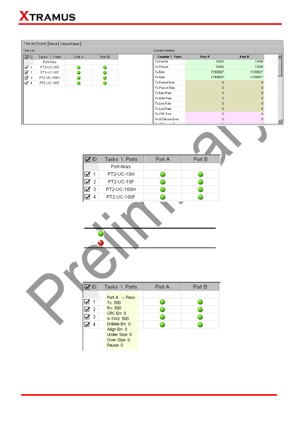 B. test result/report, A. task list | Xtramus DApps-MPT V1.4 User Manual | Page 389 / 395