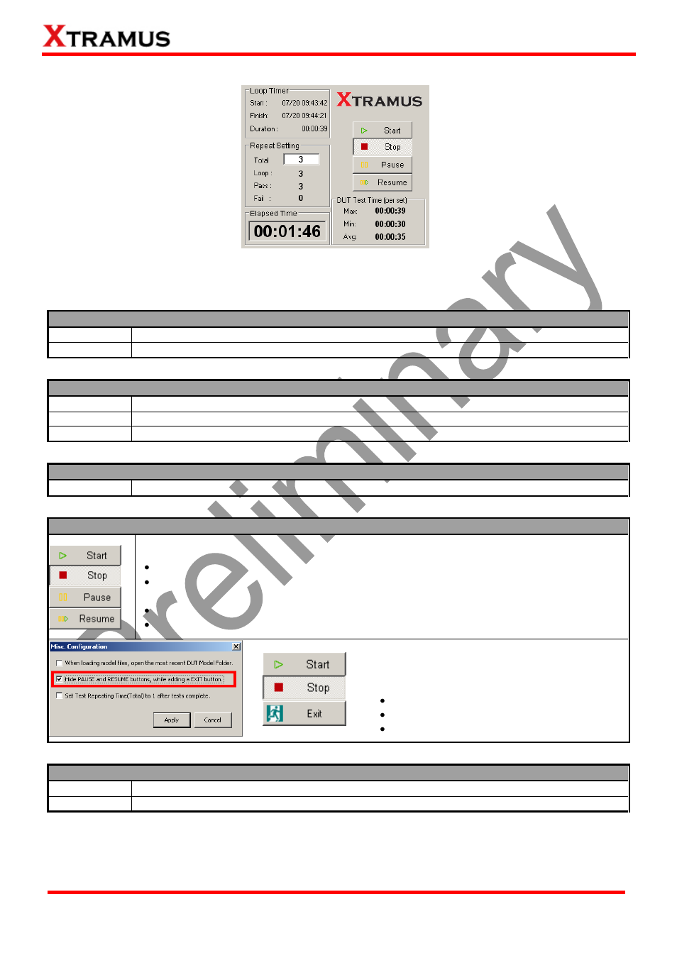 Test control & status | Xtramus DApps-MPT V1.4 User Manual | Page 48 / 395