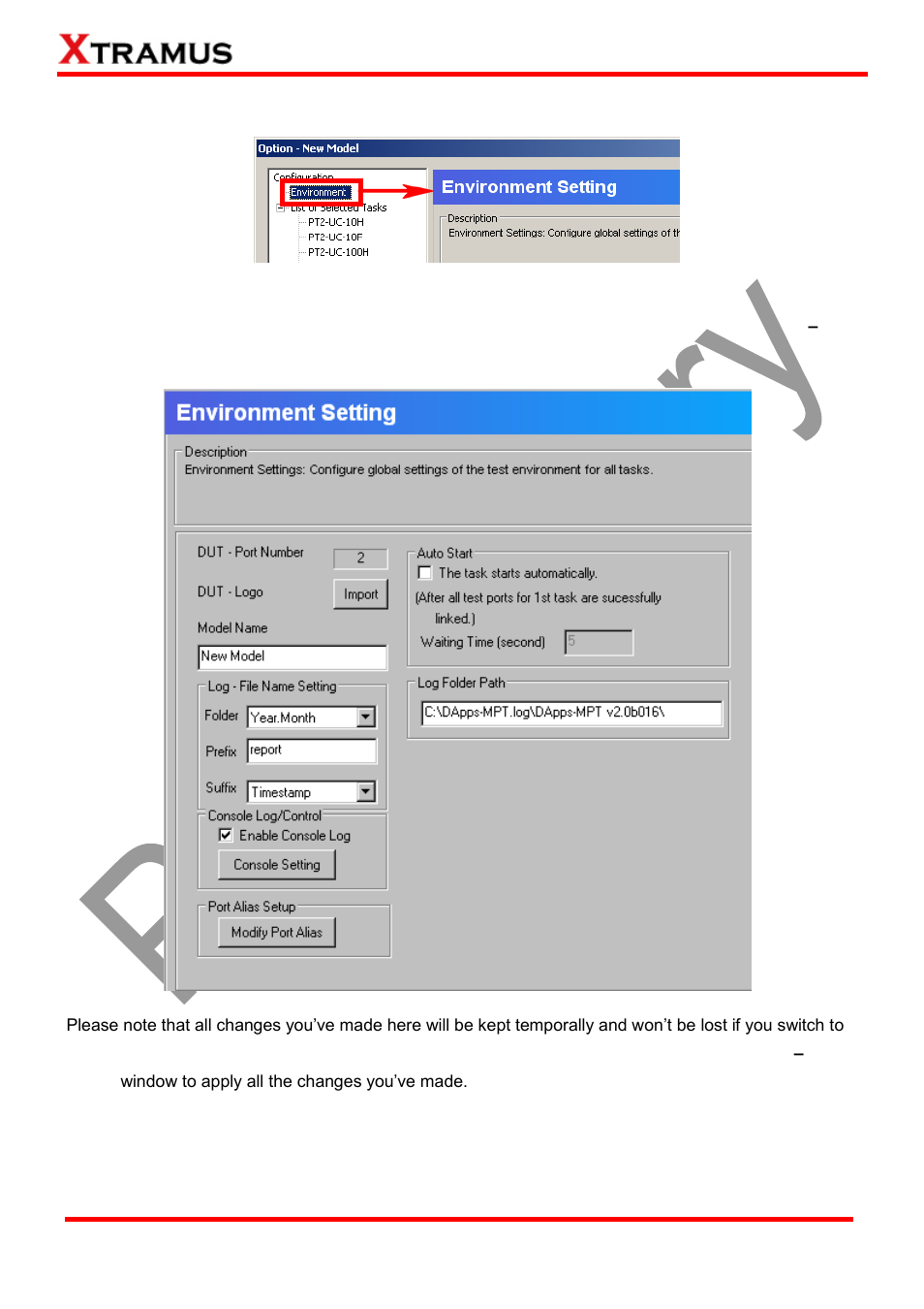 Environment settings | Xtramus DApps-MPT V1.4 User Manual | Page 50 / 395