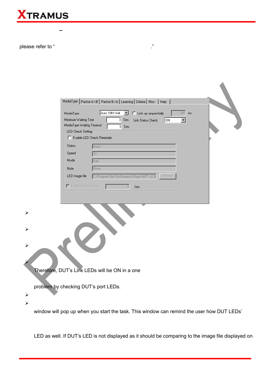 Test tasks – layer 2, A. media type, Test tasks | Layer 2 | Xtramus DApps-MPT V1.4 User Manual | Page 60 / 395