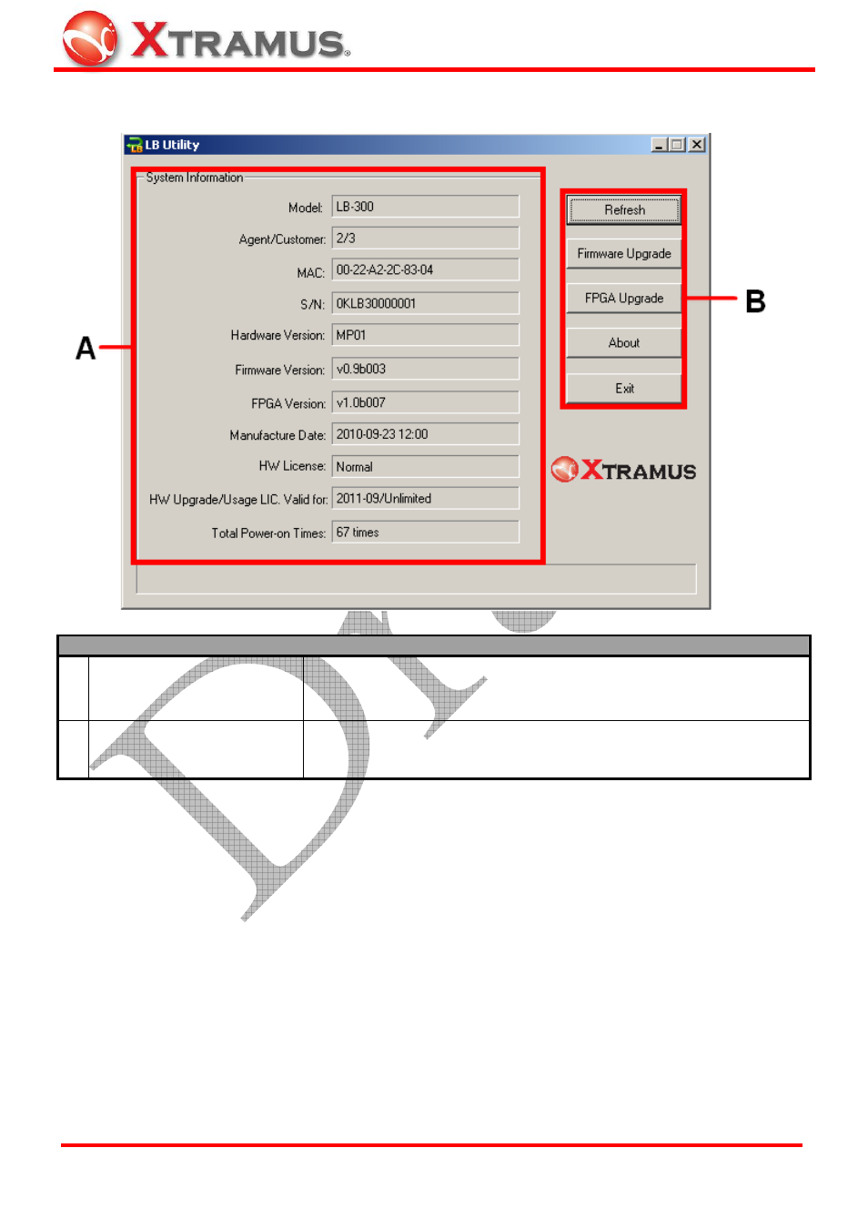 Lb utility functions | Xtramus LB-300 V1.0 User Manual | Page 16 / 21