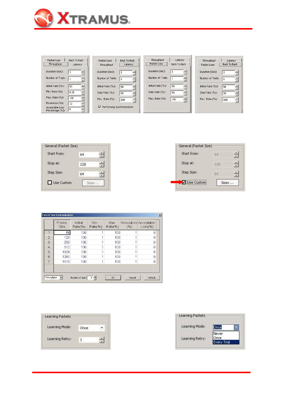 Test configuration | Xtramus NuApps-2544 V1.0 User Manual | Page 14 / 22