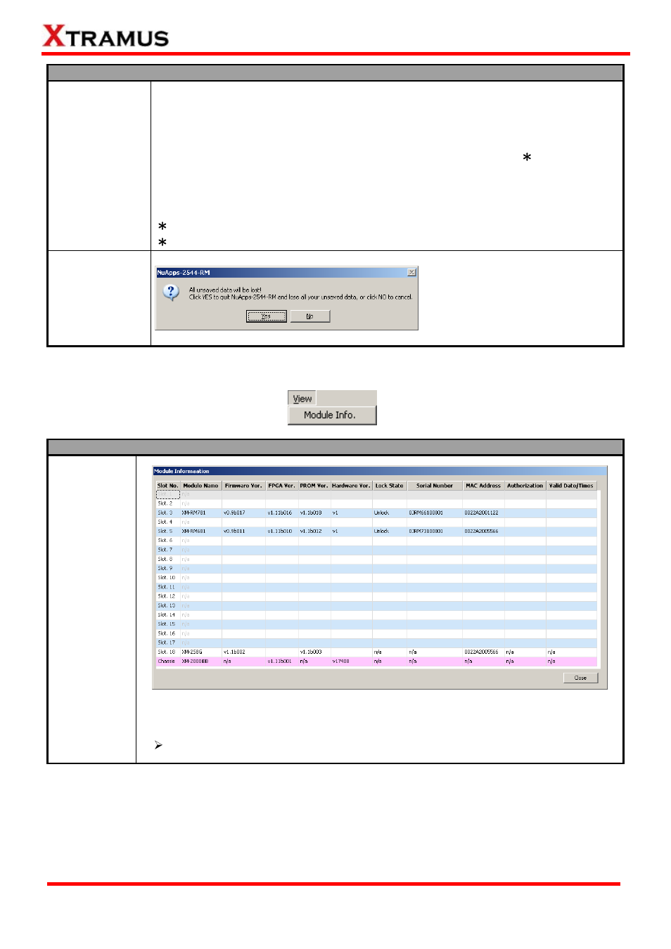 View | Xtramus NuApps-2544-RM V1.3 User Manual | Page 21 / 50