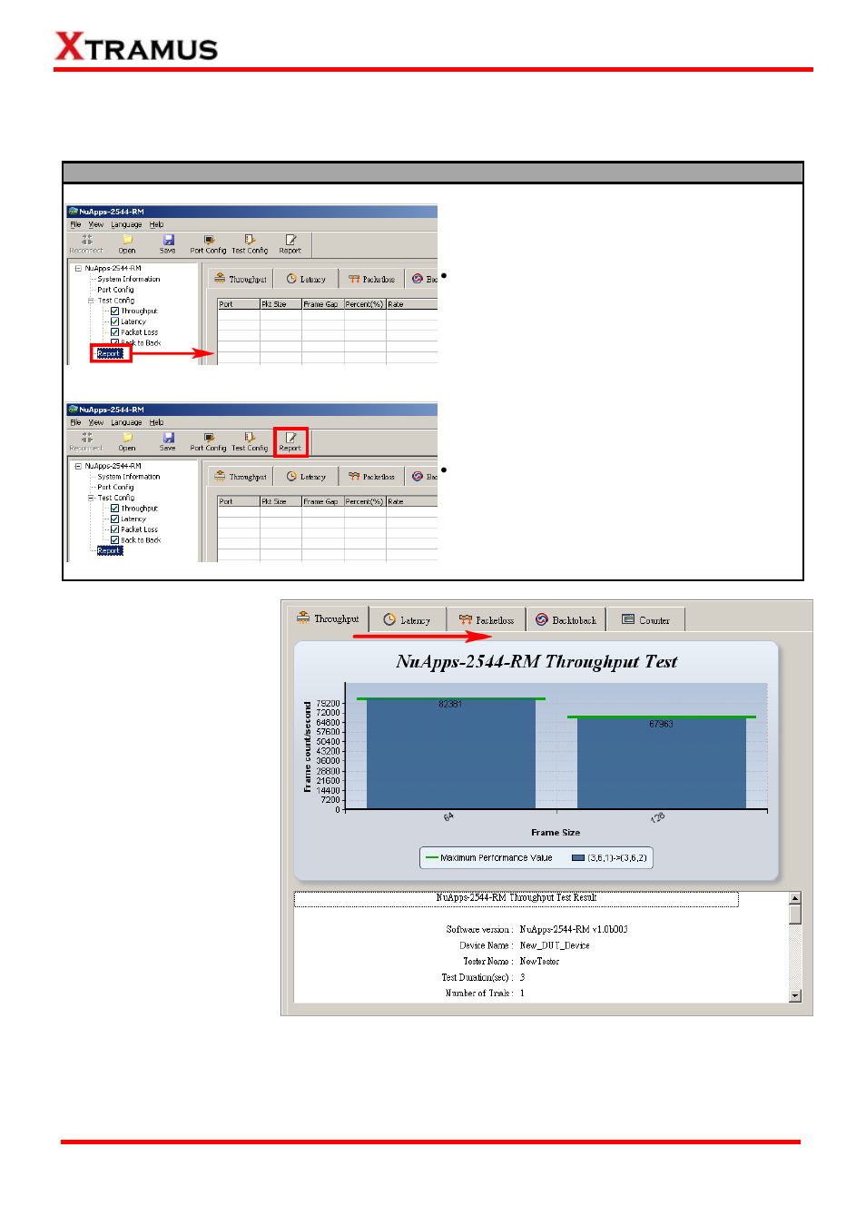 Report | Xtramus NuApps-2544-RM V1.3 User Manual | Page 47 / 50