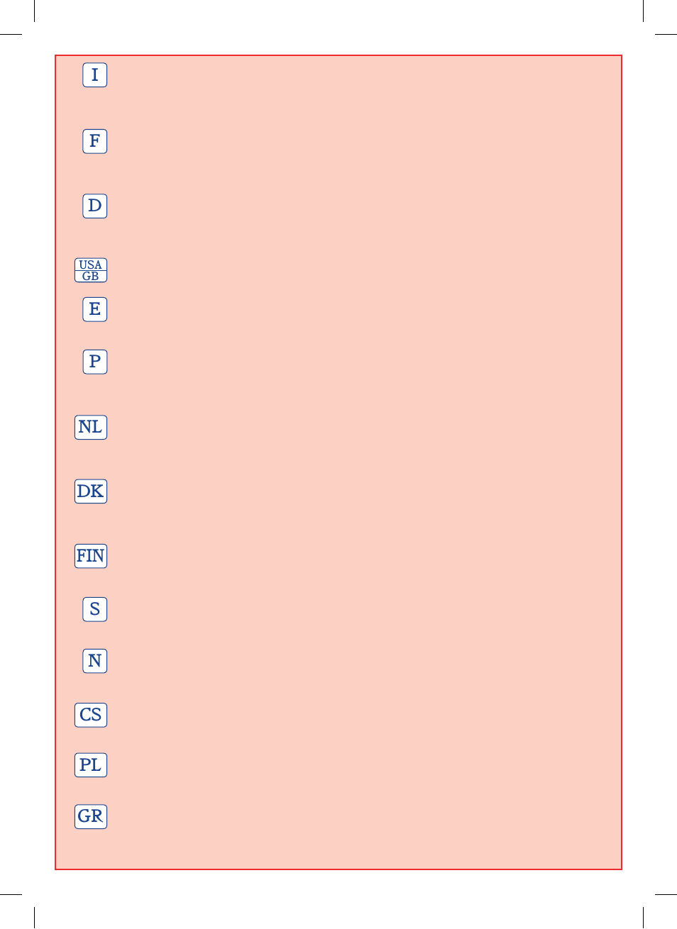 Pl gr | Chicco S3 User Manual | Page 11 / 19