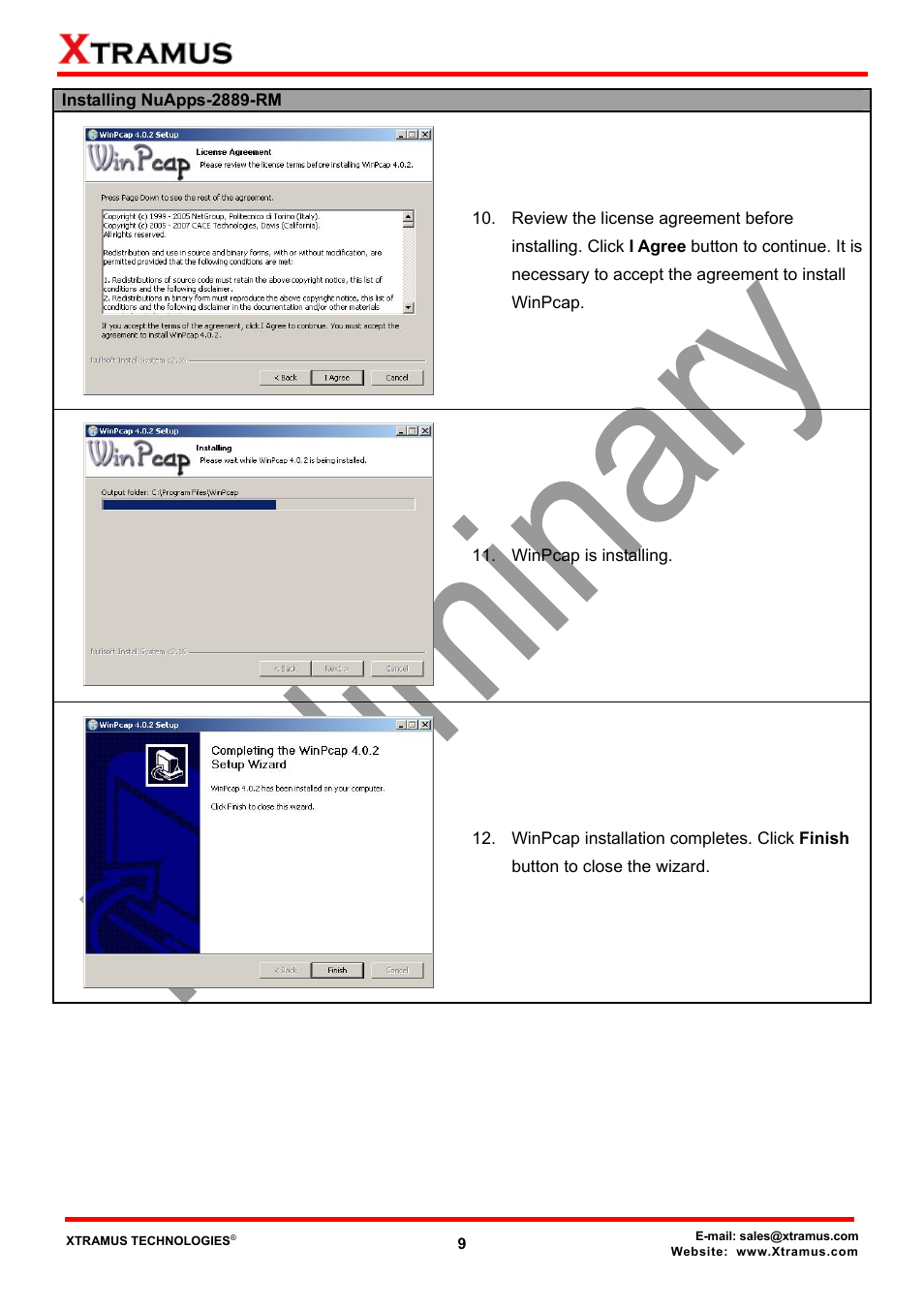 Xtramus NuApps-2889-RM V1.1 User Manual | Page 9 / 53