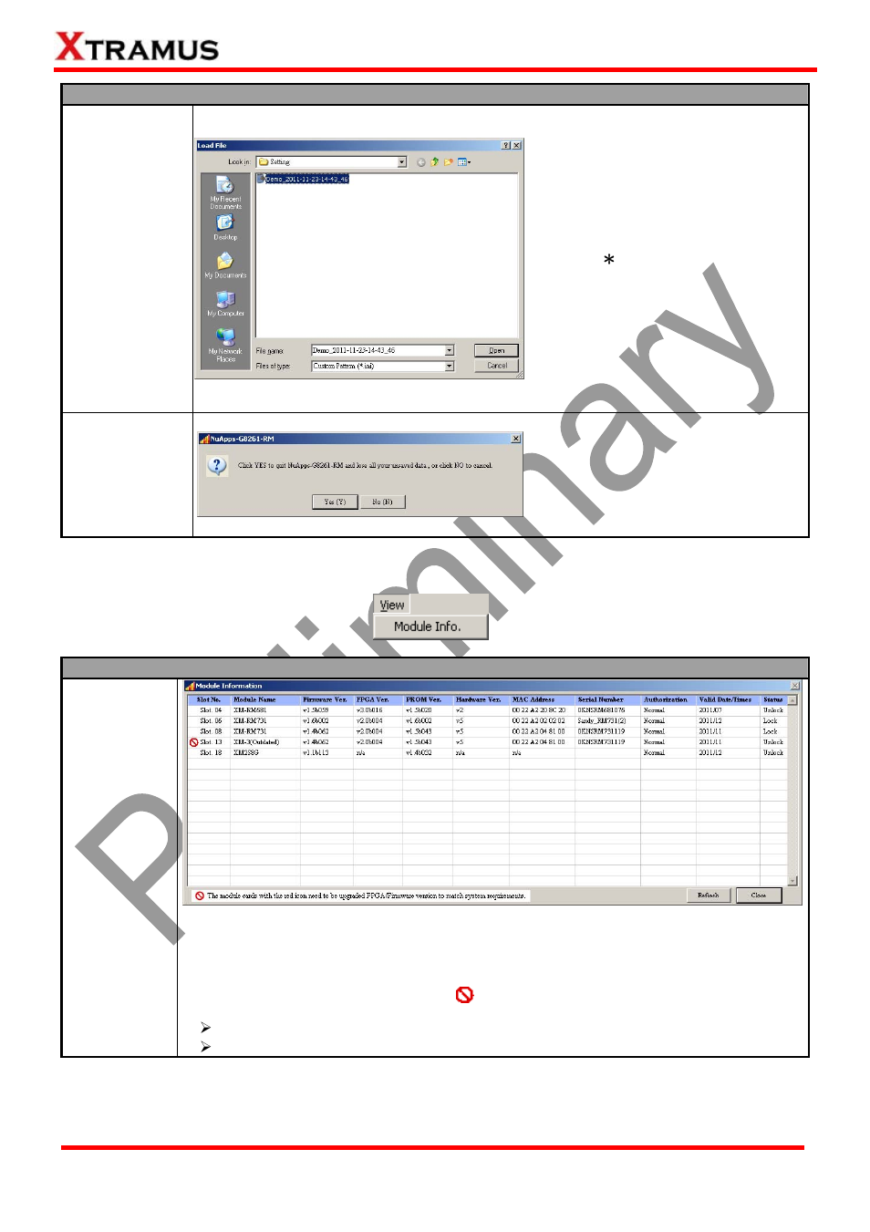 View | Xtramus NuApps-G8261-RM V1.0 User Manual | Page 21 / 60