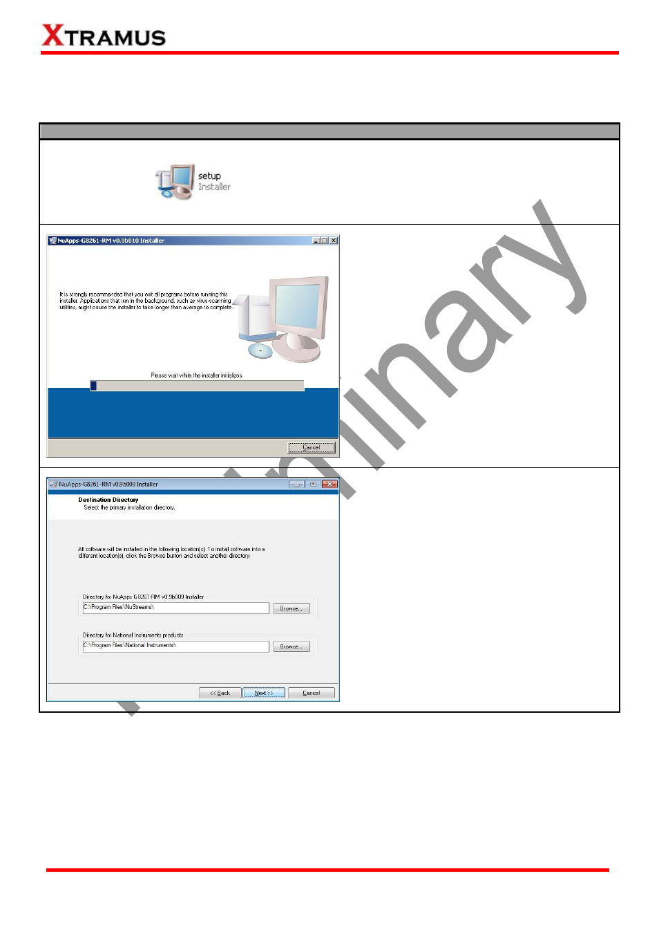 Installing/uninstalling nuapps-g8261-rm | Xtramus NuApps-G8261-RM V1.0 User Manual | Page 6 / 60