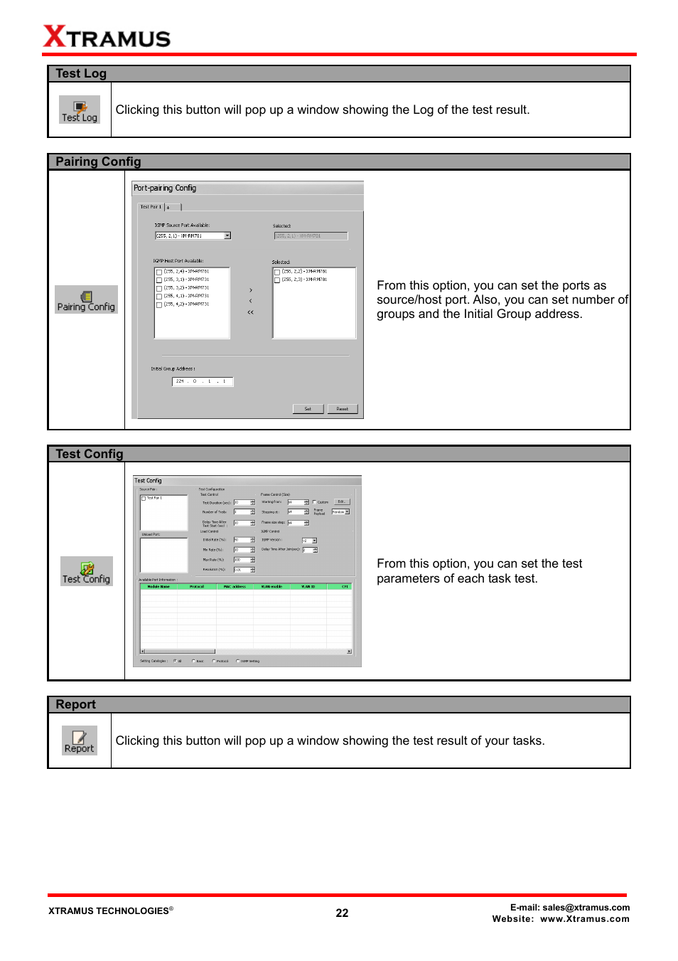 Xtramus NuApps-IGMP-RM V1.2 User Manual | Page 22 / 61