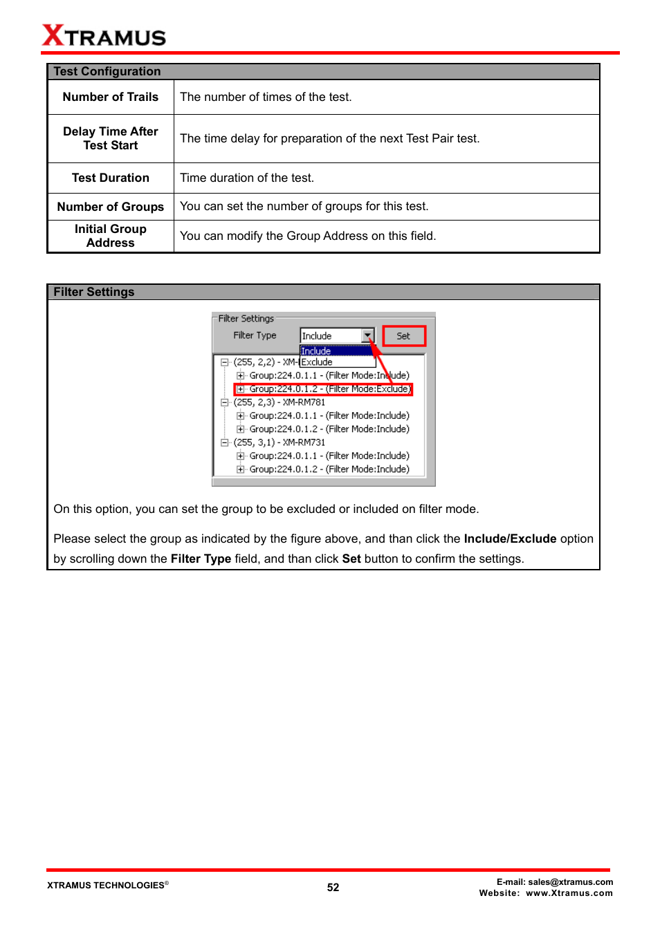 Xtramus NuApps-IGMP-RM V1.2 User Manual | Page 52 / 61