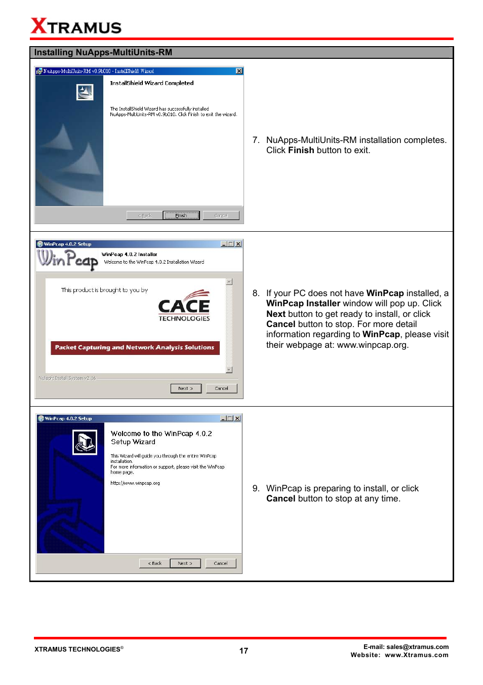 Xtramus NuApps-MultiUnits-RM Ver1.5 User Manual | Page 17 / 253