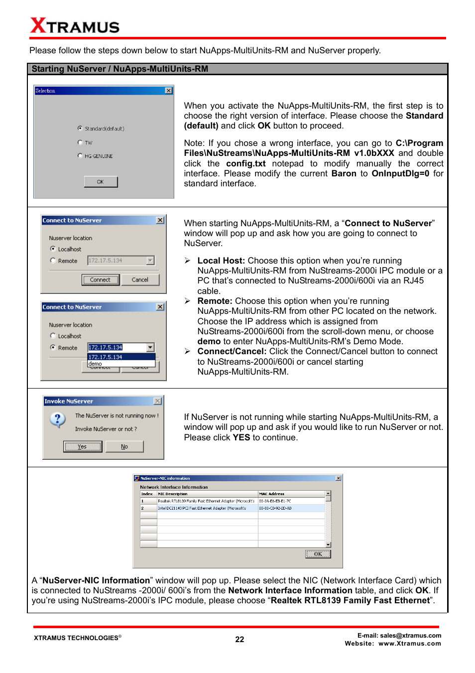 Xtramus NuApps-MultiUnits-RM Ver1.5 User Manual | Page 22 / 253
