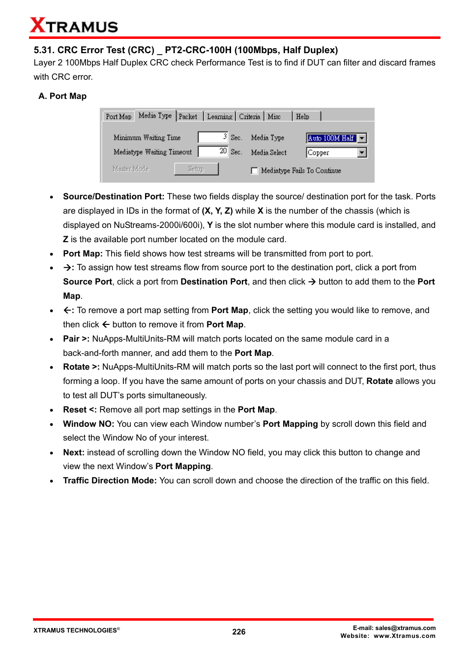 A. port map | Xtramus NuApps-MultiUnits-RM Ver1.5 User Manual | Page 226 / 253