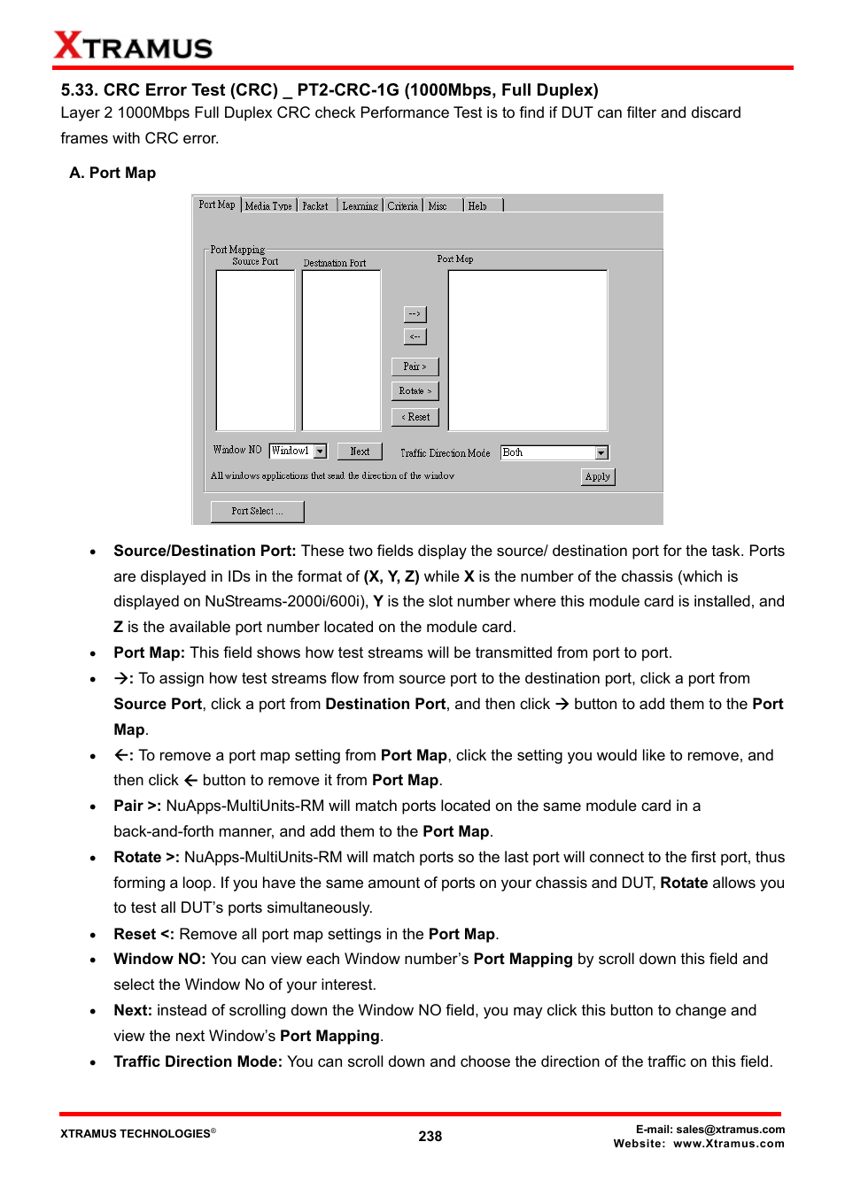 A. port map | Xtramus NuApps-MultiUnits-RM Ver1.5 User Manual | Page 238 / 253