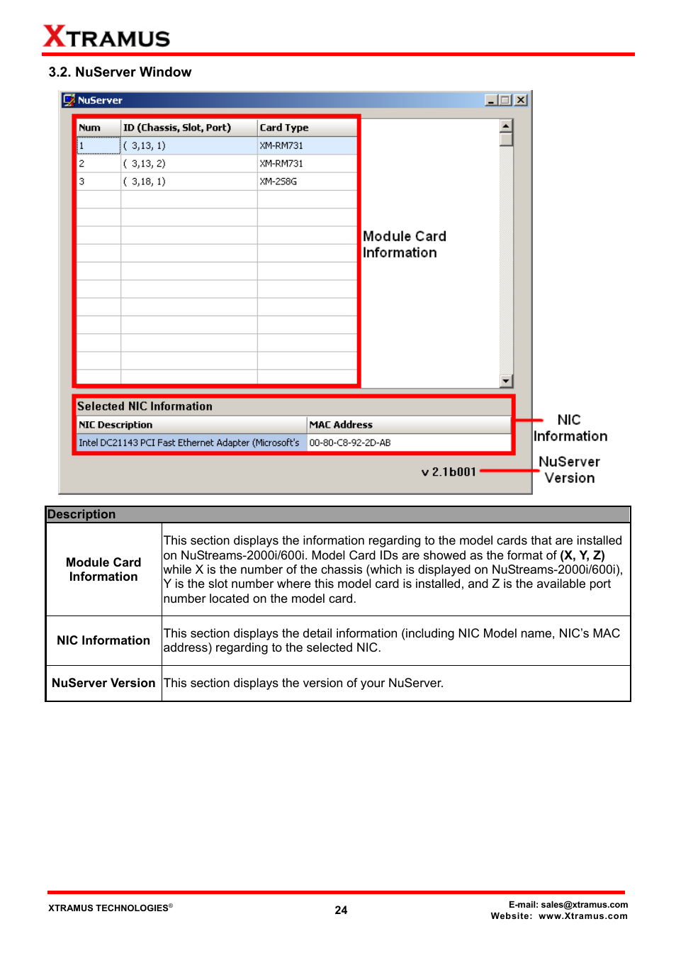 Nuserver window | Xtramus NuApps-MultiUnits-RM Ver1.5 User Manual | Page 24 / 253
