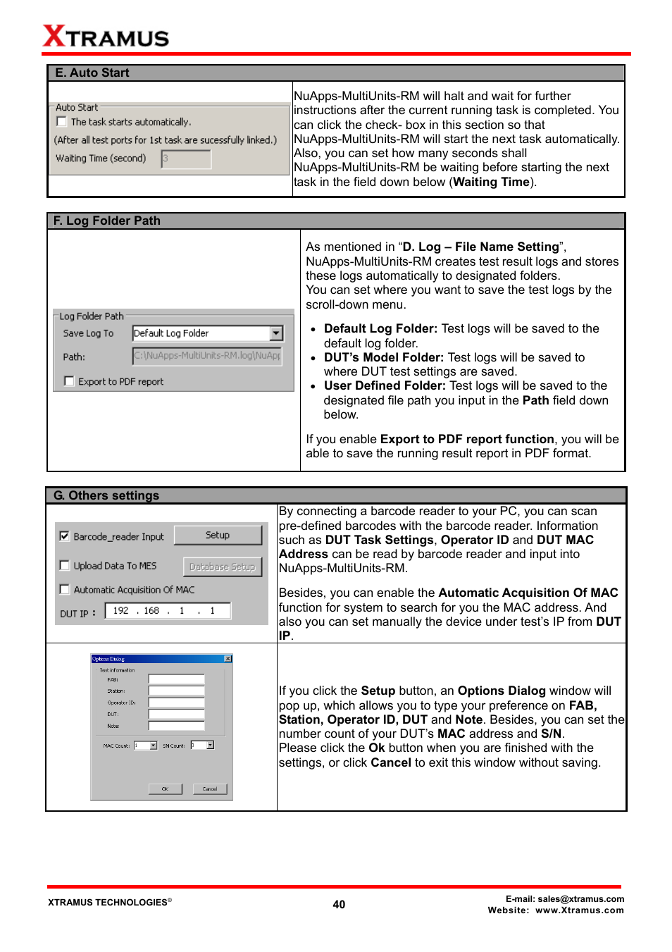 Xtramus NuApps-MultiUnits-RM Ver1.5 User Manual | Page 40 / 253