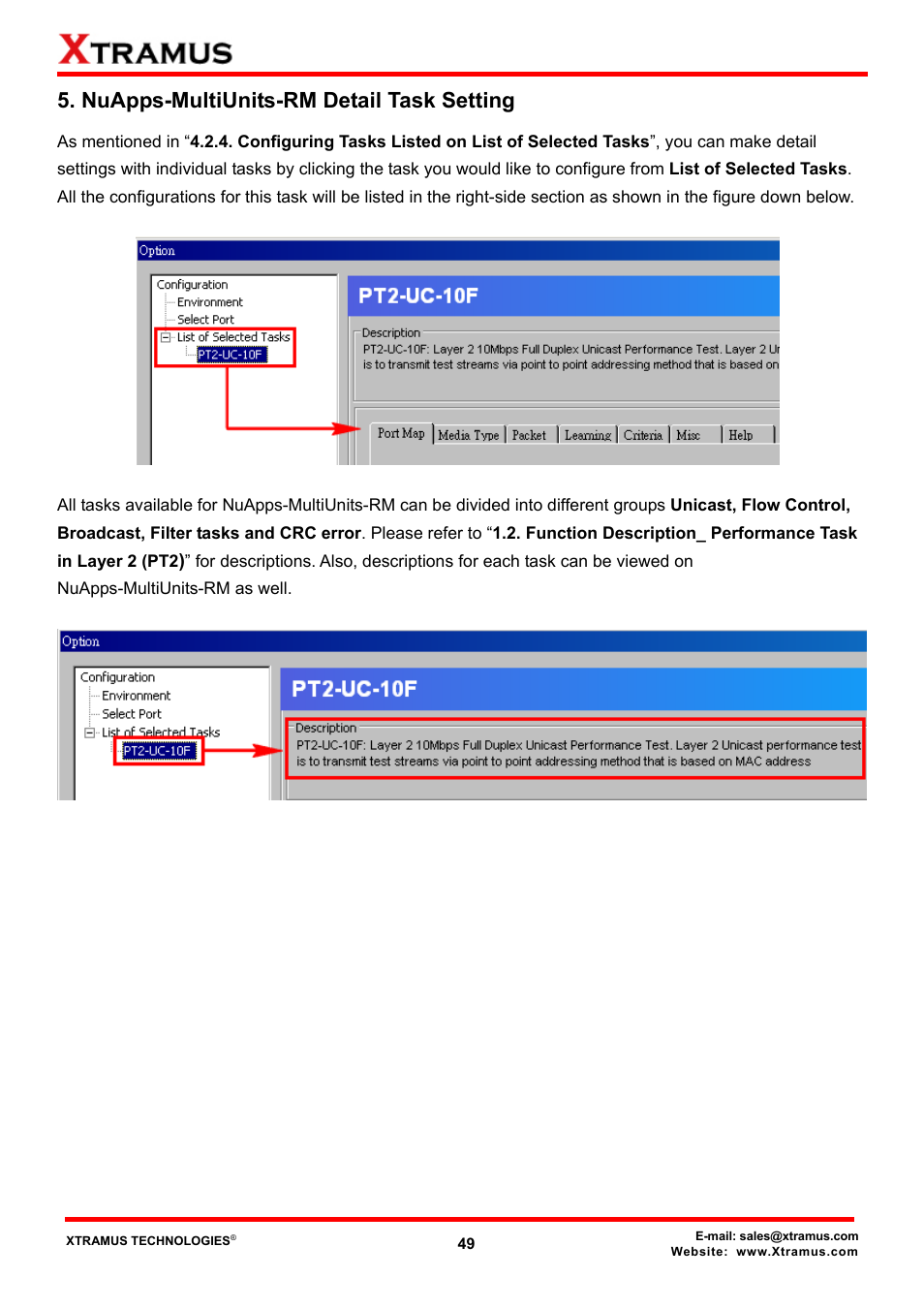 Nuapps-multiunits-rm detail task setting | Xtramus NuApps-MultiUnits-RM Ver1.5 User Manual | Page 49 / 253
