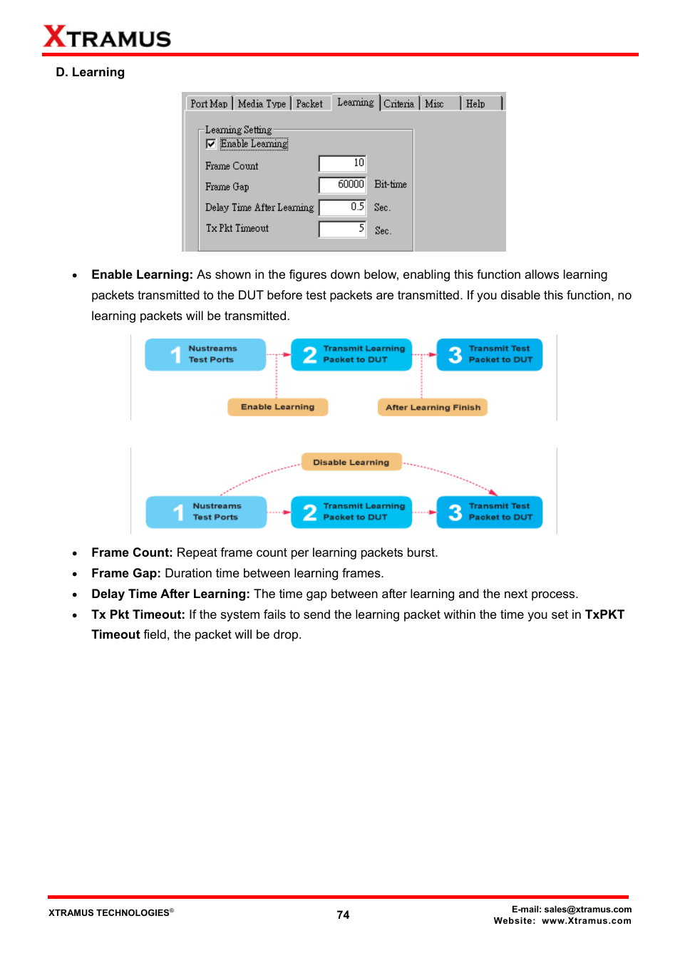 D. learning | Xtramus NuApps-MultiUnits-RM Ver1.5 User Manual | Page 74 / 253