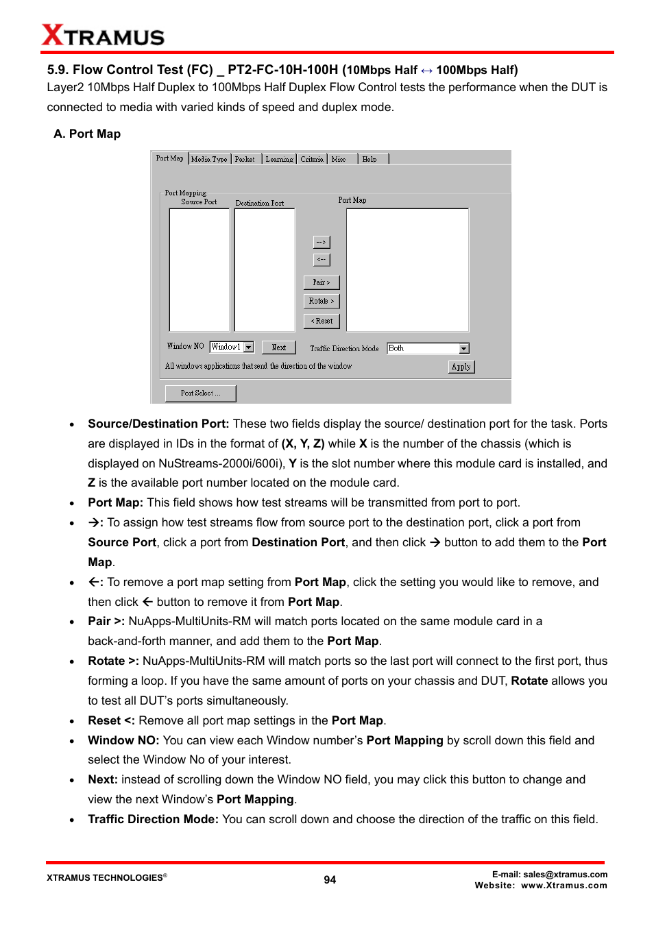 A. port map | Xtramus NuApps-MultiUnits-RM Ver1.5 User Manual | Page 94 / 253
