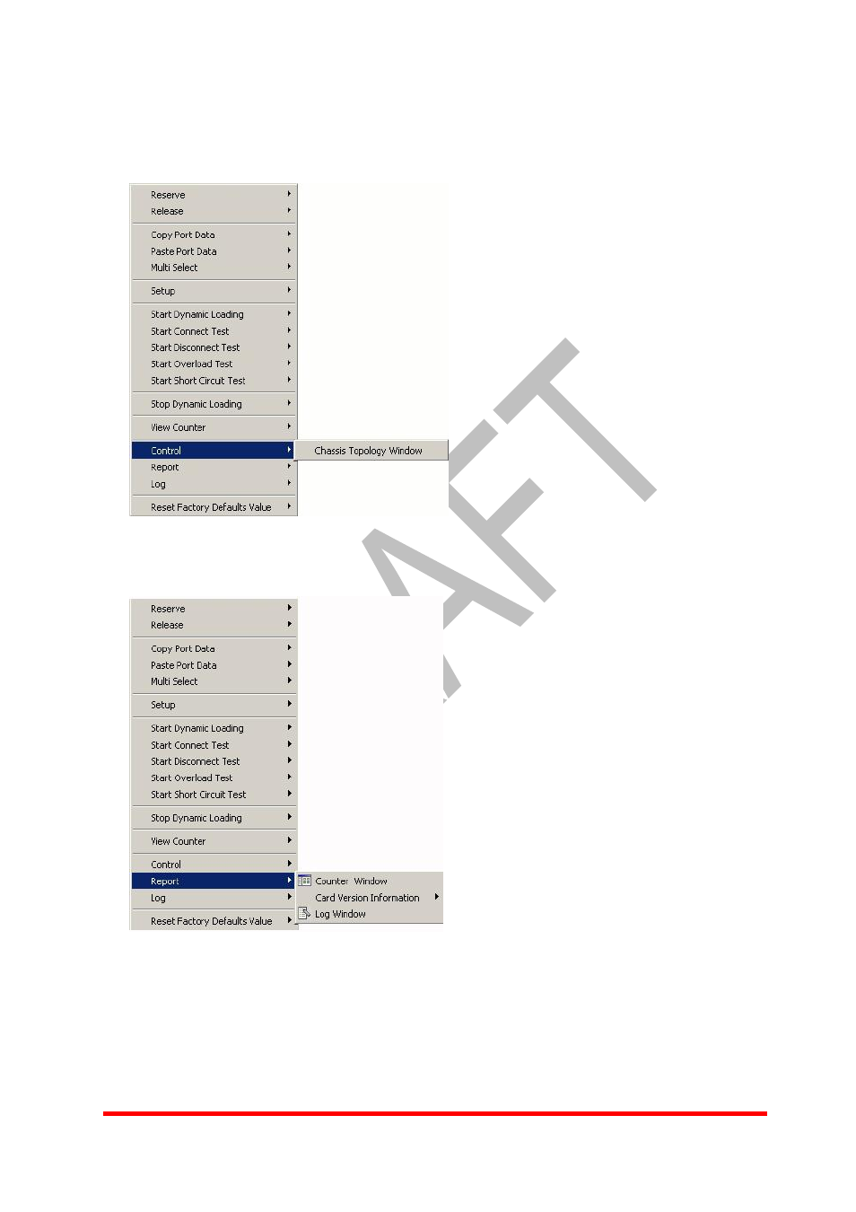 8 control, 9 report, 1 counter window | Xtramus NuApps-POE V1.0 User Manual | Page 37 / 43