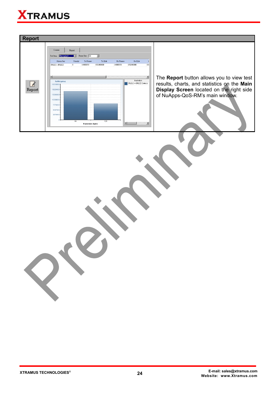 Xtramus NuApps-QoS-RM V1.1 User Manual | Page 24 / 51