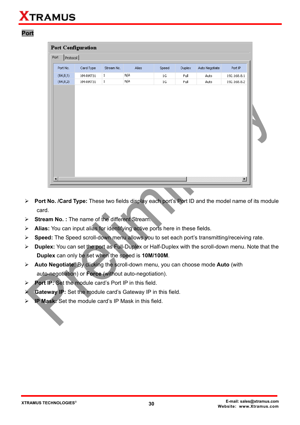 Xtramus NuApps-QoS-RM V1.1 User Manual | Page 30 / 51