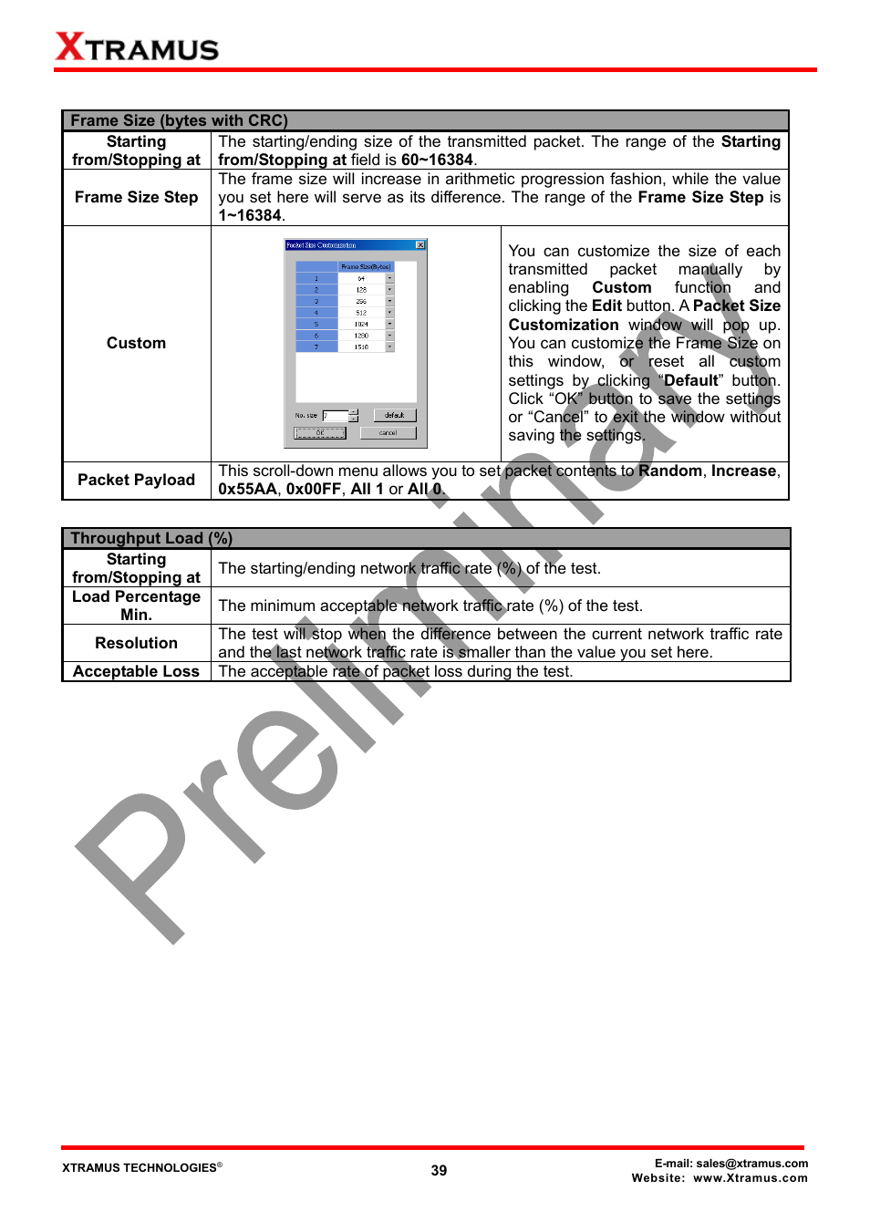 Xtramus NuApps-QoS-RM V1.1 User Manual | Page 39 / 51