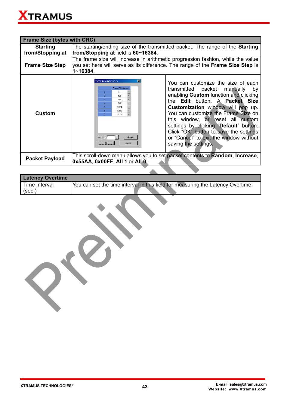 Xtramus NuApps-QoS-RM V1.1 User Manual | Page 43 / 51