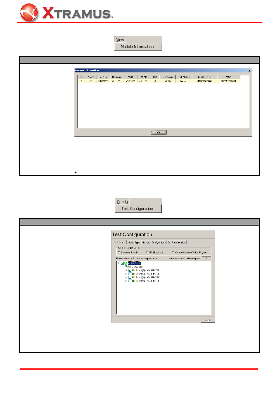 View, Config | Xtramus NuApps-SwitchPerform V1.8 User Manual | Page 21 / 48