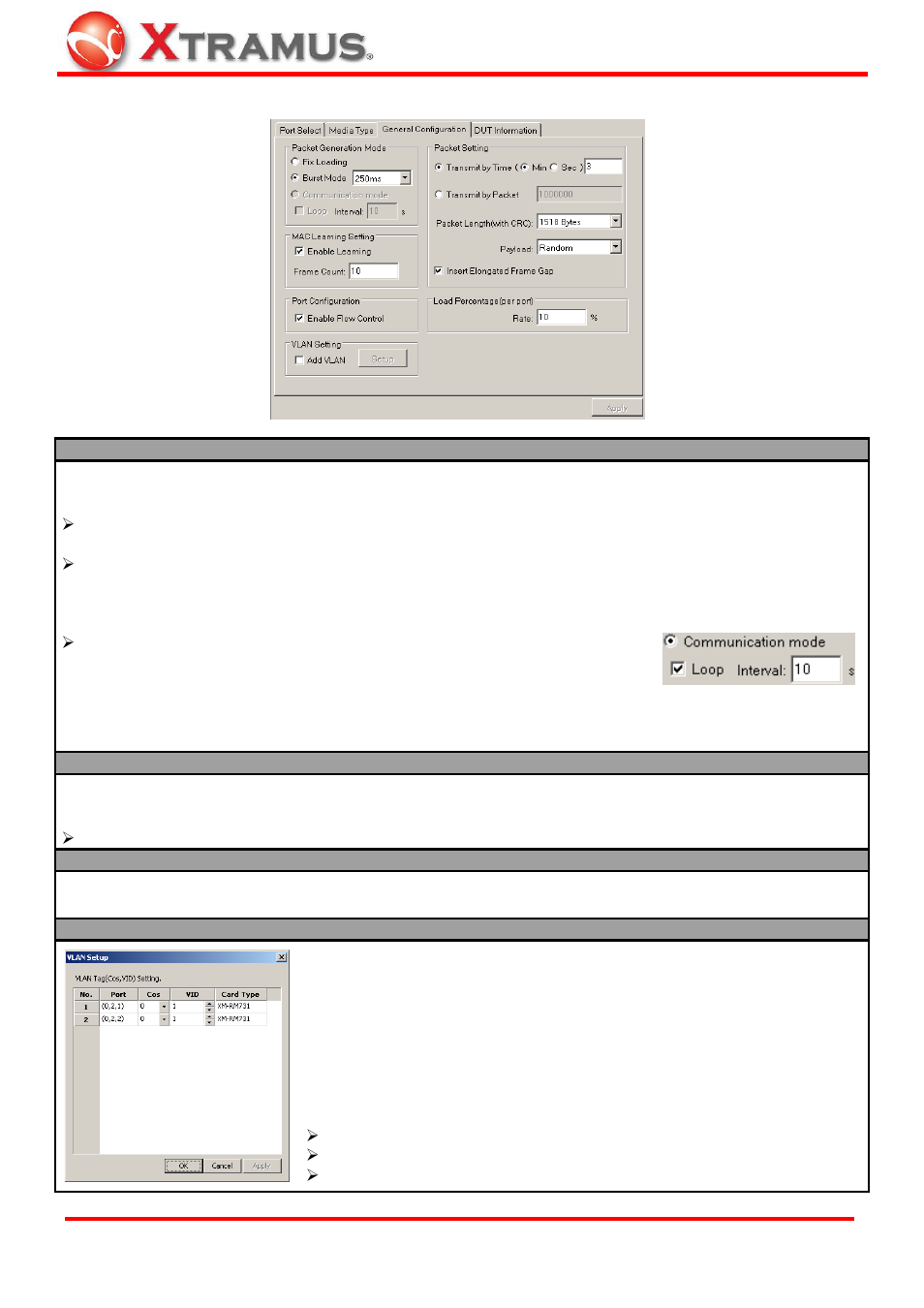 General configuration | Xtramus NuApps-SwitchPerform V1.8 User Manual | Page 28 / 48