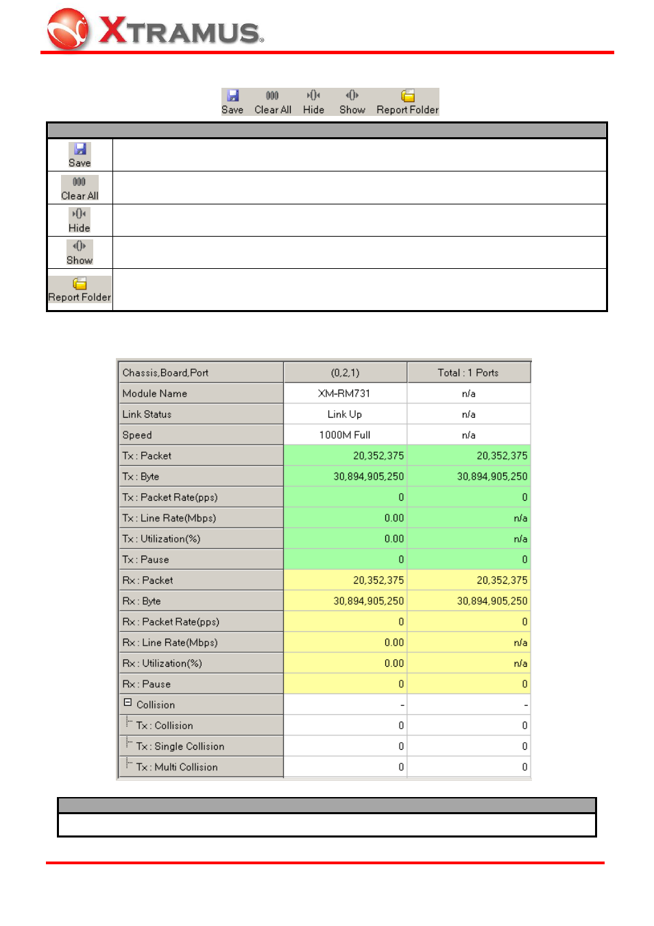 Control buttons, Main display screen | Xtramus NuApps-SwitchPerform V1.8 User Manual | Page 32 / 48