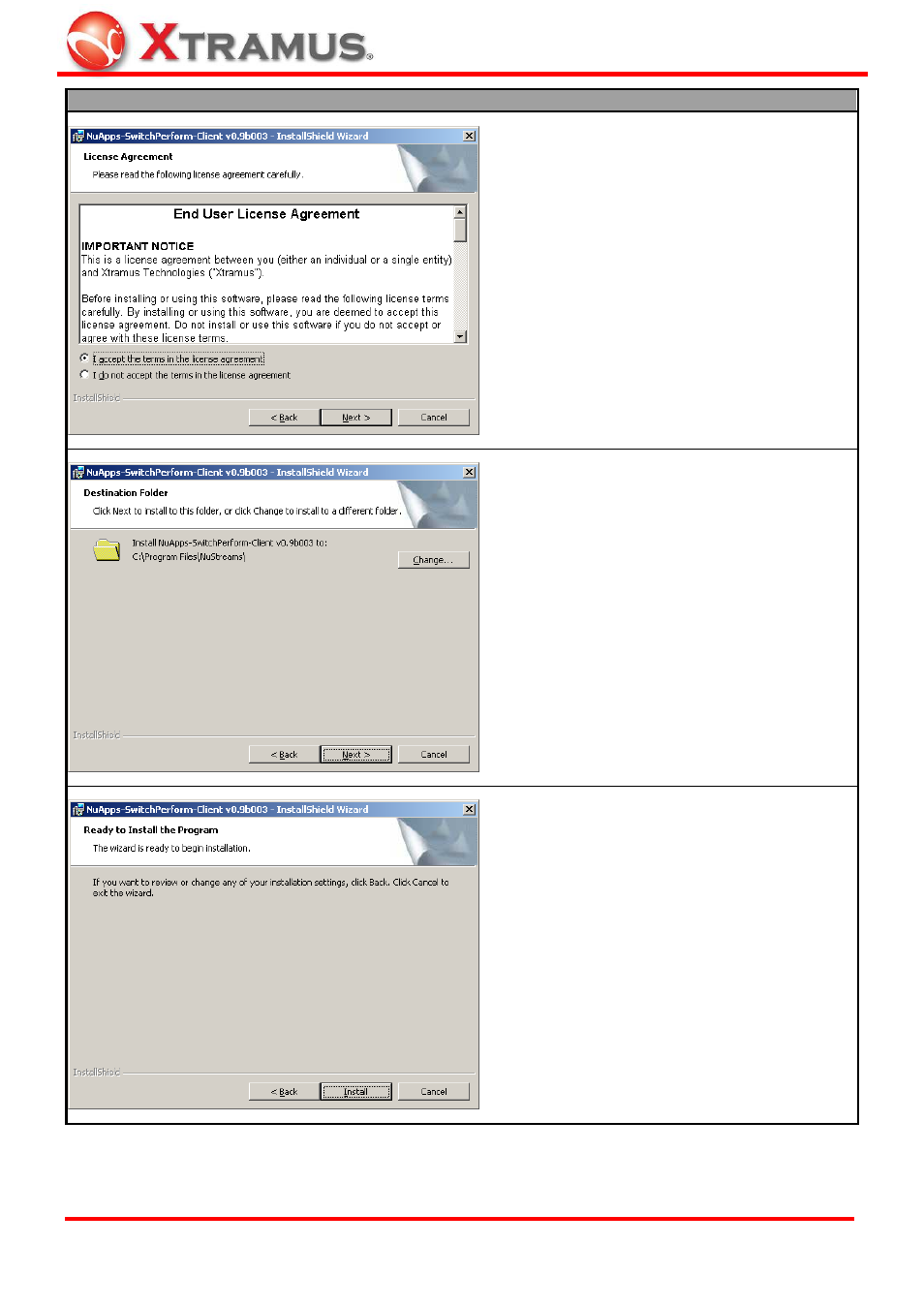 Xtramus NuApps-SwitchPerform V1.8 User Manual | Page 39 / 48