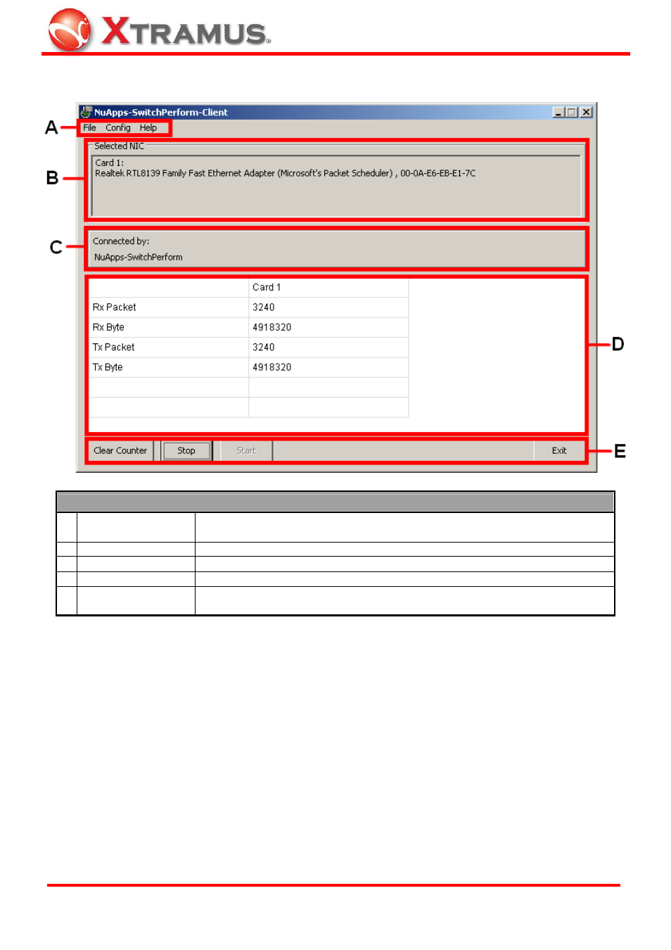 Nuapps-switchperform-client functions | Xtramus NuApps-SwitchPerform V1.8 User Manual | Page 45 / 48