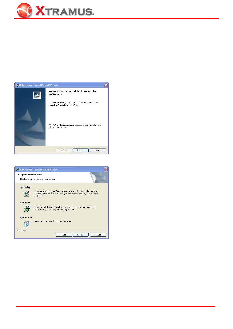 2 uninstalling, Uninstalling | Xtramus NuOutlet-LN V1.1 User Manual | Page 16 / 46