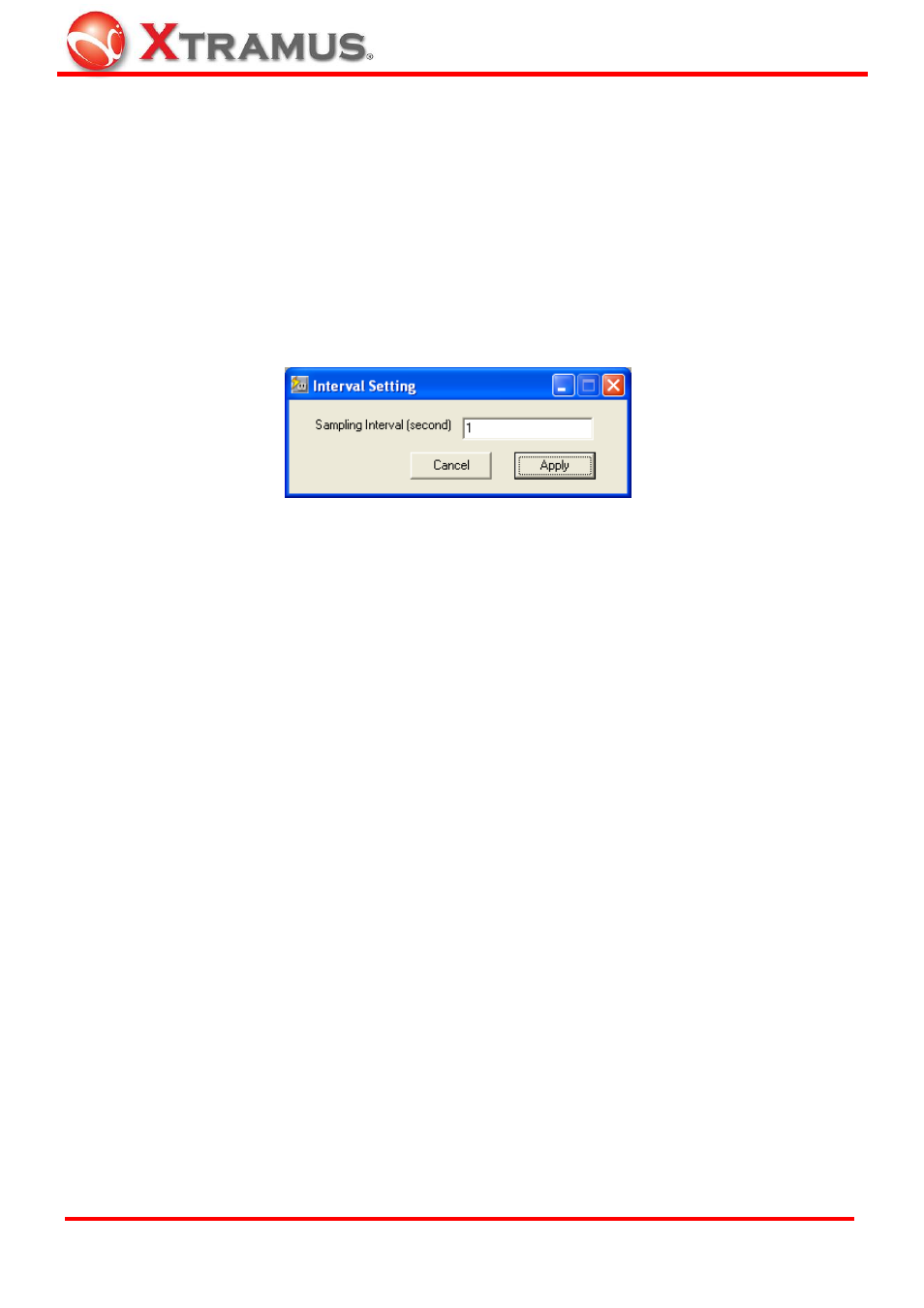 1 interval setting, Reporting, Interval setting | 2 reporting | Xtramus NuOutlet-LN V1.1 User Manual | Page 27 / 46