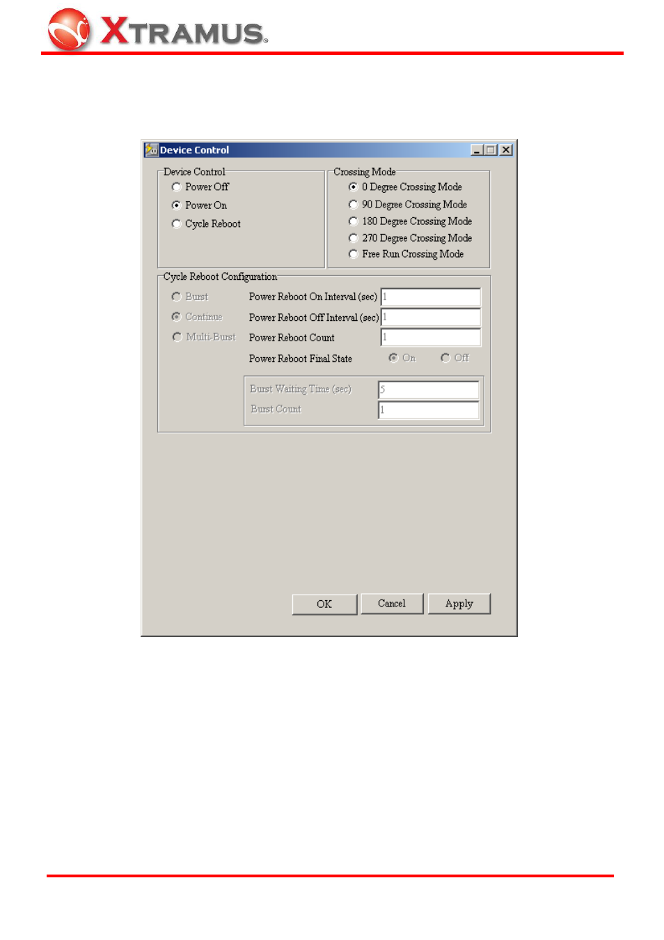 2 device control, Device control | Xtramus NuOutlet-LN V1.1 User Manual | Page 34 / 46