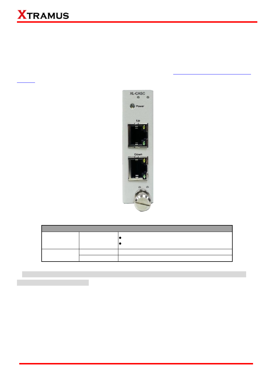 Xl-casc module, Xl-casc | Xtramus NuPOE-M16EL V1.1 User Manual | Page 11 / 34