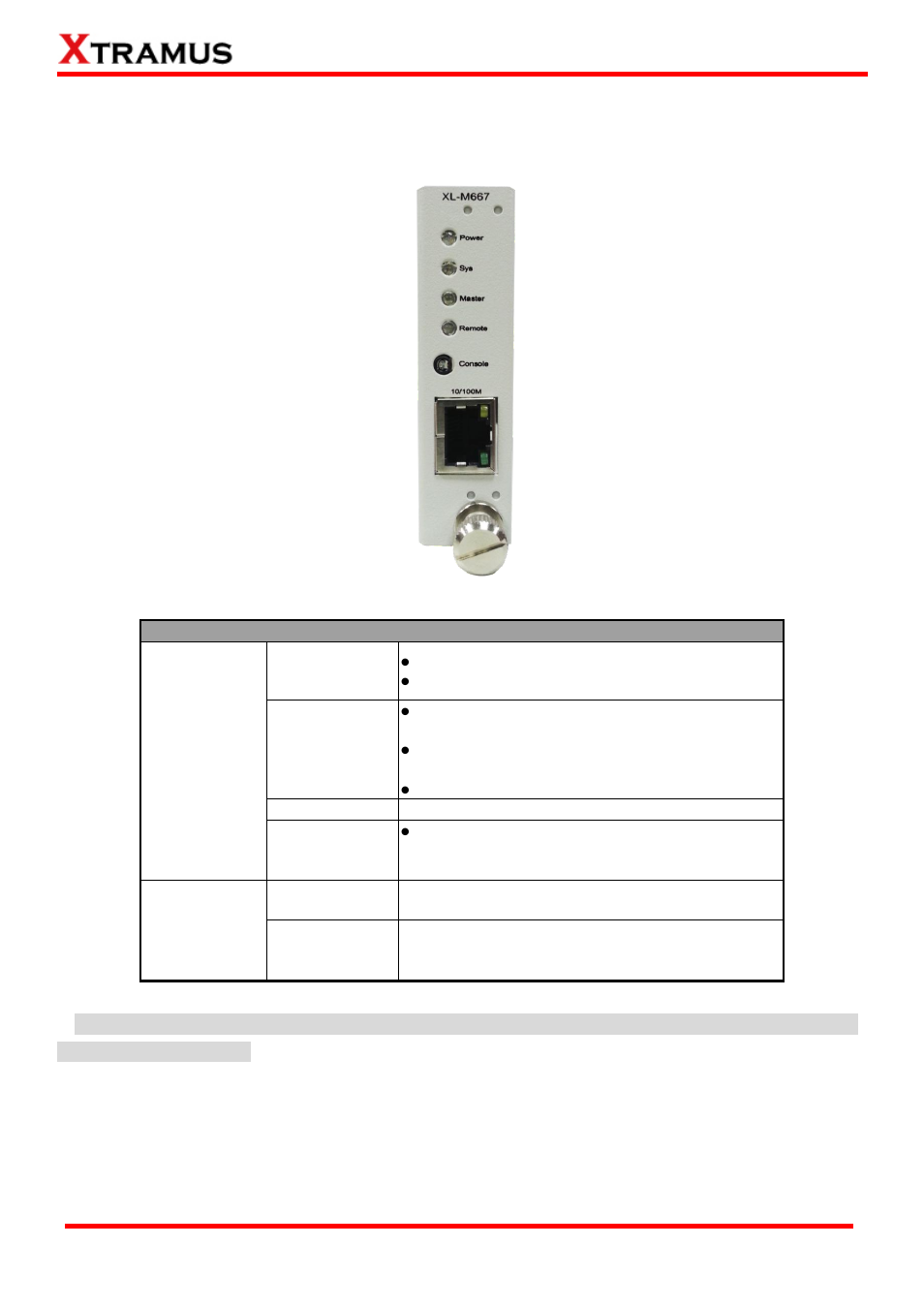 Xl-m667 module, Xl-m667 | Xtramus NuPOE-M16EL V1.1 User Manual | Page 13 / 34
