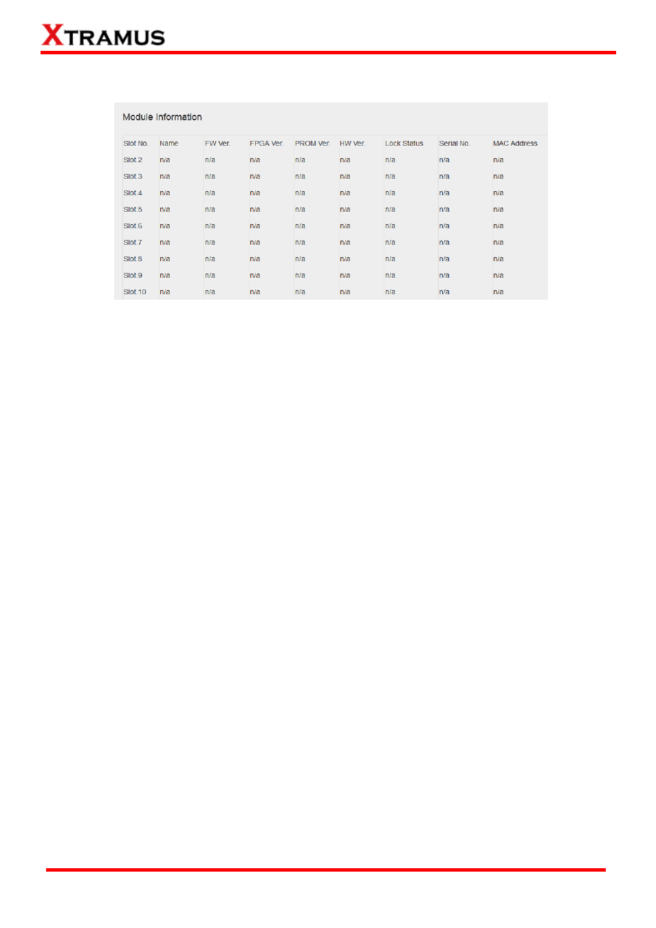 Module information | Xtramus NuPOE-M16EL V1.1 User Manual | Page 24 / 34