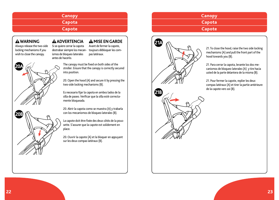Chicco Trevi Child's Stroller IS0028NAFTA User Manual | Page 12 / 17