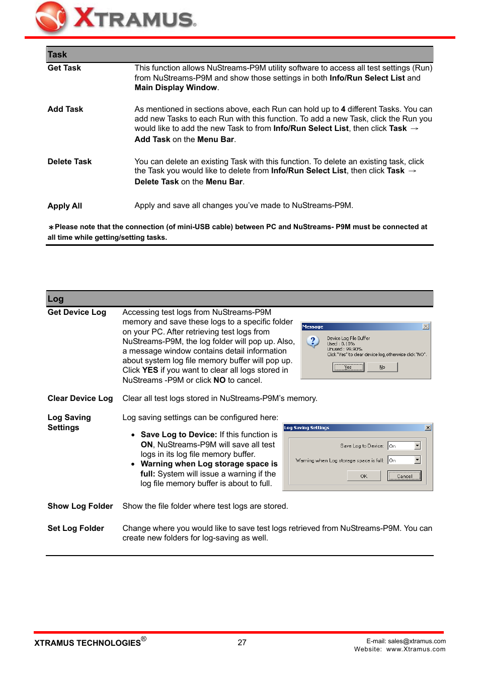 Xtramus NuStreams-P9M V2.1 User Manual | Page 27 / 46